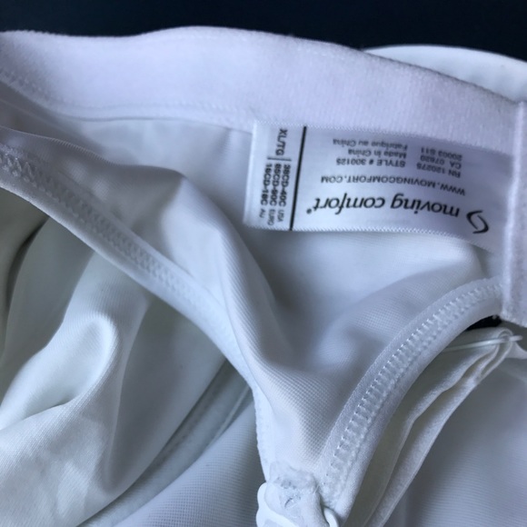 NWT Moving Comfort Iris Sports Bra C/D Cup White Small - Picture 5 of 8